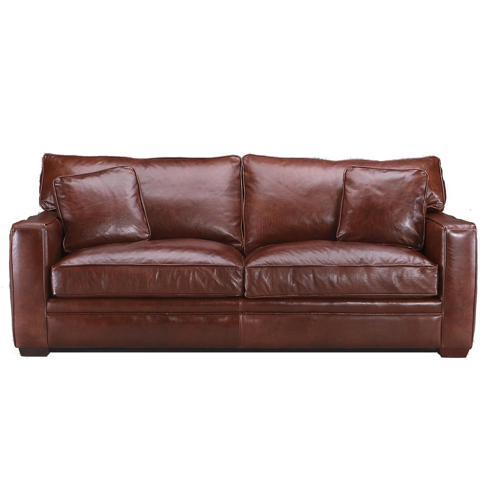 Klaussner Homestead Leather Sofa Darvin Furniture Sofas